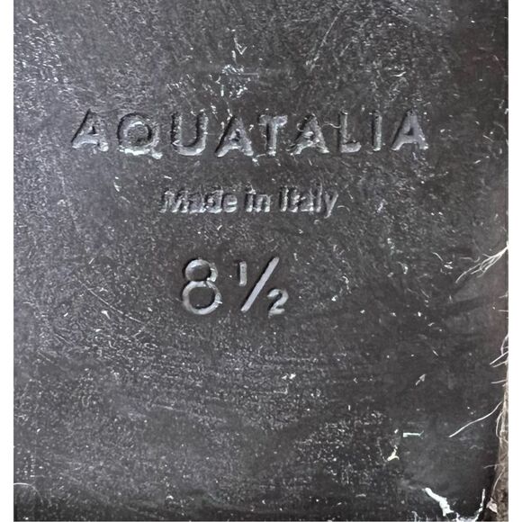 Aquatalia Brown Suede Shearling Boot Made in Italy NWOB Size 8 1/2 - Picture 7 of 8